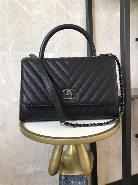 chanel cowhide handbag|best chanel leather.